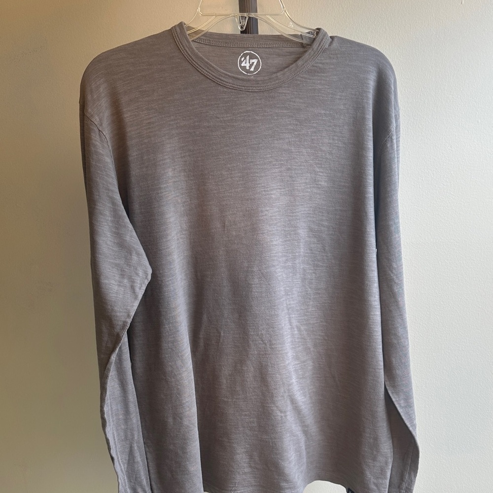 47 Gray Crewneck Long Sleeve Shirt